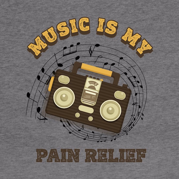 Music is my pain relief by Warmth Saga